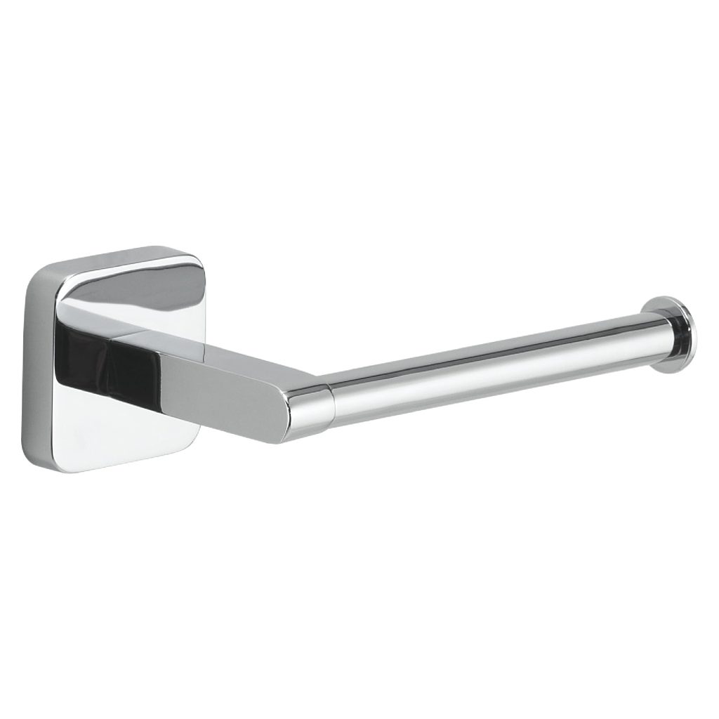 Gedy Tonga Porte-Rouleau WC Adhésif Inox Chromé - Installation Facile Sans Perçage