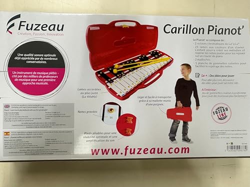 Fuzeau Carillon Pianot' : 25 Lames Métalliques pour l'Éveil Musical des Enfants