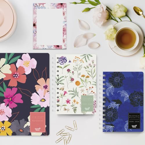Agenda Exécutif S 2026 Quo Vadis Daisy Herbier - Semainier Planning Français 13 mois - 16x16cm