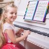 Classeur Noir A4 40 Poches pour Partitions Musicales - Idéal Concert et Chorale