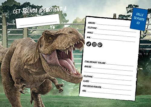 Agenda Jurassic World 2023/2024 : L'outil indispensable pour les jeunes fans de dinosaures