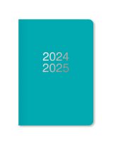 Agenda Scolaire Semainier A5 Letts Dazzle 2024/2025 Turquoise - Planification Intelligente