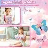 Journal Intime Fille Secret Papillon avec Cadenas - Set Papeterie Complet pour Enfants 6-10 Ans