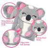 Carnet Koala Peluche Journal Intime 160 Pages avec Cadenas - Cadeau Idéal pour Enfants