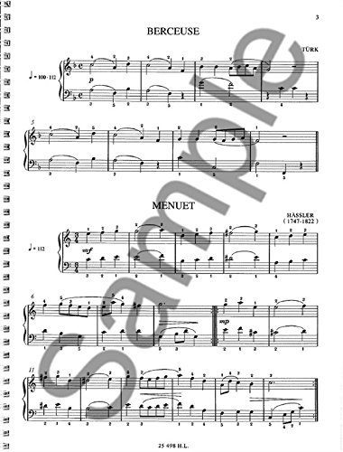Classiques Favoris du Piano pour Débutants - Partitions par Editions Combre