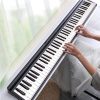 Guide Amovible de Notes de Piano en Silicone pour Claviers 88/61 Touches - Apprentissage Facile pour Débutants