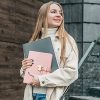 Relota Journal Intime Fille avec Cadenas Cœur - Carnet Secret PU Cuir B6 avec Stylo Diamant et Clé - Idéal Cadeau Fille