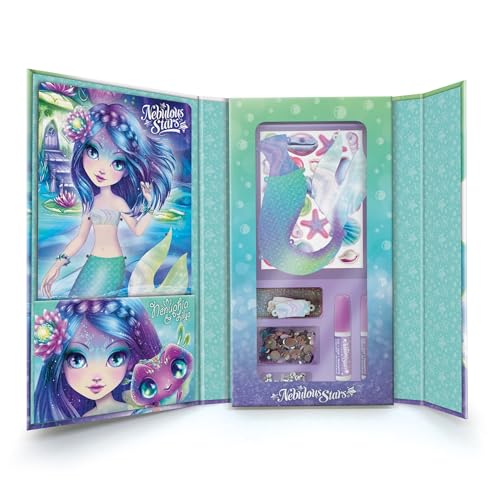 Journal Intime Fille 7 Ans Petulia Nebulous Stars avec Cadenas - Agenda Secret, Stylo Couleurs, Autocollants et Activités - Cadeau Anniversaire Idéal