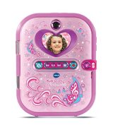 VTech KidiSecrets Selfie Music Rose : Journal Intime Électronique 7-en-1 avec Reconnaissance Faciale, Appareil Photo & Vidéo, Jeux Éducatifs
