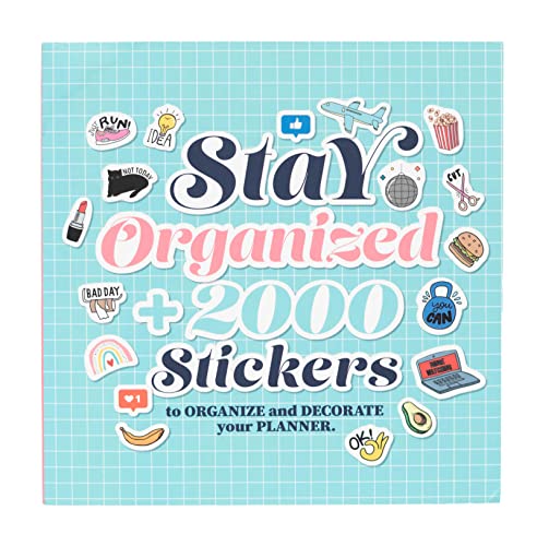 Carnet de Stickers Organisation - Bullet Journal, Agenda & Notebook | Accessoire Papeterie Multicolore