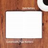 Carnet de Notes A5 Ligné Cuir Rigide - Agenda Polyvalent pour Travail, Études et Organisation