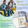 Carnet Secret Garçon Fusée Fidget Pop avec Stylo Multicolore - Journal Intime A5 Ligné, 80 Feuilles, Cadeau Idéal 5-10 Ans