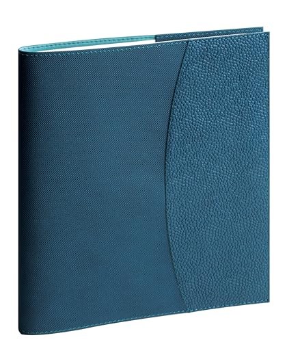Agenda semainier de bureau Exacompta Horizons 22 Sésame 18 x 22,5 cm, Janvier à Décembre 2026, Coloris Bleu