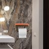Porte-Papier Toilette Mural Rétro Vintage Doré avec Étagère et Support Rouleau en Aluminium