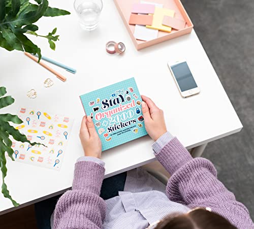 Carnet de Stickers Organisation - Bullet Journal, Agenda & Notebook | Accessoire Papeterie Multicolore