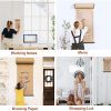Distributeur Mural Porte-Rouleau Papier Kraft avec Coupe-papier - Largeurs Multiples
