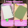 A6 Carnet de Notes Secret avec Cadenas Cœur, Journal Intime Fille, Stylo Diamant, Rose 190x120mm