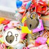 JJUNW Lot de 2 Cadenas Cœur Vintage avec Clé - Idéal pour Boîtes à Bijoux et Agendas