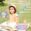 VFANDV Journal Intime Fille avec Cadenas - Cahier Licorne Peluche et Stylo Multicolore - Agenda Secret Cadeau Noël 3-9 Ans (Violet)