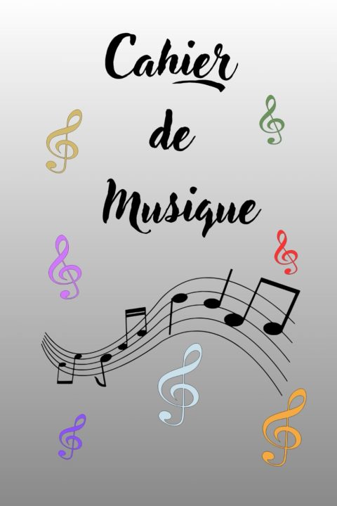 Cahier de Musique : Portées Vierges et Pages d'Écriture pour Compositeurs et Musiciens