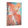 Paperblanks 2026 Oiseau de Feu : Agenda Flexis Mini Horizontal 12 Mois avec Fermeture Élastique, 176 Pages