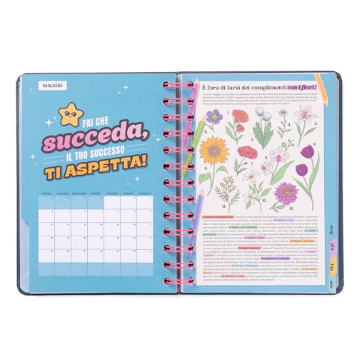 Agenda Scolaire Mr.Wonderful Wonder Petit 2025-2026 : Projets, Illusions et Bonnes Vibrations