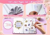 Carnet Secret Papillon pour Fille : Journal Intime à Clé, 80 Pages Lignées, Cadeau Créatif pour Enfants 6-10 Ans