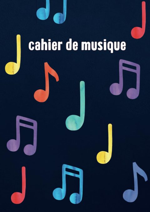 Cahier de Musique : Carnet de Partitions 100 Pages Grand Format pour Composition, Solfège et Cours de Musique