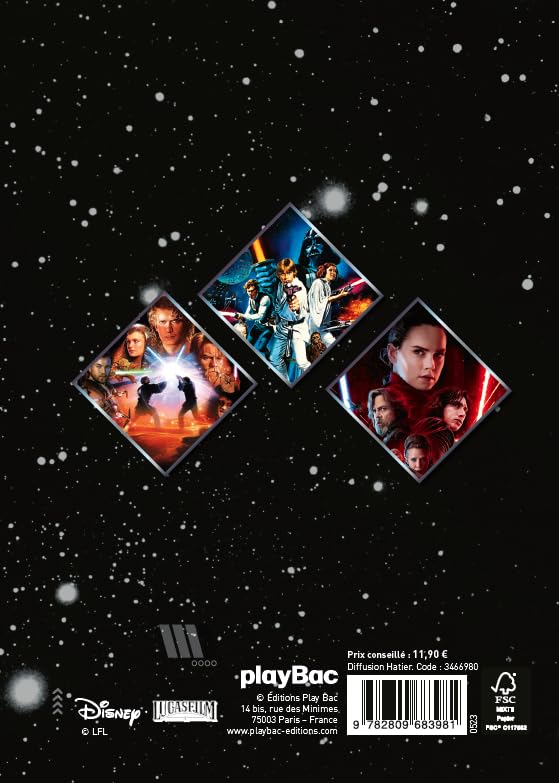 Agenda Scolaire Star Wars 2023-2024 : L'allié indispensable pour une année galactique