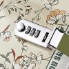 Tanou Journal Intime A5 Cuir PU Floral avec Cadenas à Combinaison - 200 Pages Lignées