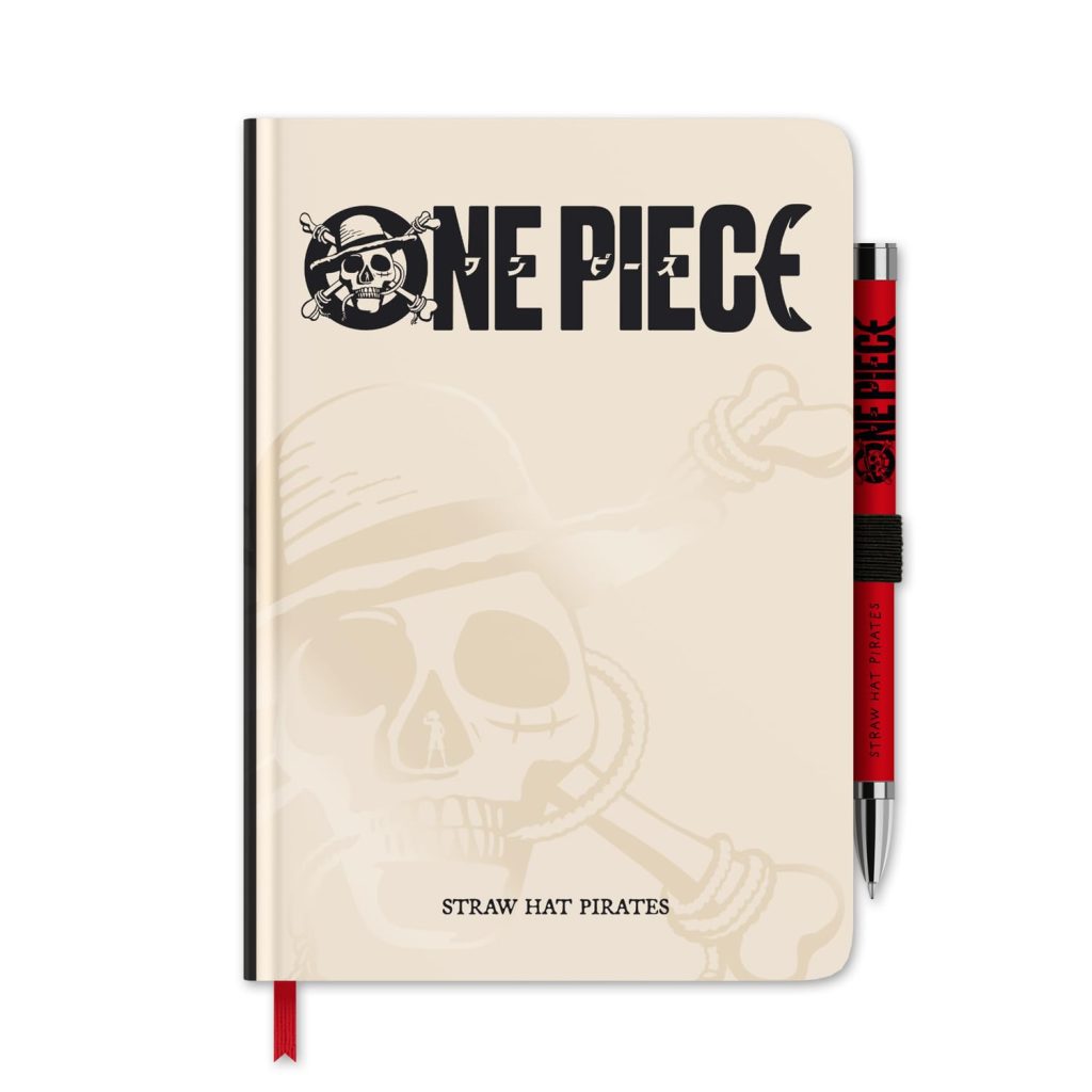 Carnet de Notes A5 Pointillé One Piece avec Stylo Lumineux - Idéal pour Journaling et Organisation