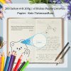 Journal Intime A5 avec Cadenas Cœur et Papillon UV – 200 Pages Lignées, Porte-Stylo, Marque-Page – Cadeau Idéal pour Filles et Adultes