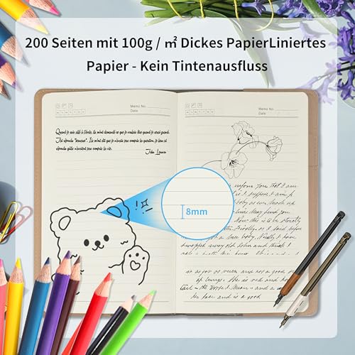 Journal Intime A5 avec Cadenas Cœur et Papillon UV – 200 Pages Lignées, Porte-Stylo, Marque-Page – Cadeau Idéal pour Filles et Adultes