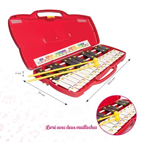 Fuzeau Carillon Pianot' : 25 Lames Métalliques pour l'Éveil Musical des Enfants