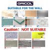 Gricol Porte Rouleau Papier Toilette Noir avec Étagère - Installation Facile sans Perçage