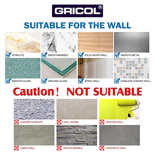 Gricol Porte Rouleau Papier Toilette Noir avec Étagère - Installation Facile sans Perçage