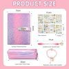 Journal Intime à Cadenas pour Filles 7-13 Ans - Ensemble Complet avec Stylo, Bracelet et Autocollants - Cadeaux Idéaux