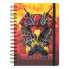 Carnet Marvel Deadpool A5 Spirale - Design Unique sous Licence Officielle