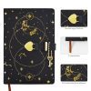 Mlife Cahier A5 Journal Secret avec Cadenas Cœur, 192 Pages 100g/m², Carnet Personnel pour Enfants et Adultes (Noir)