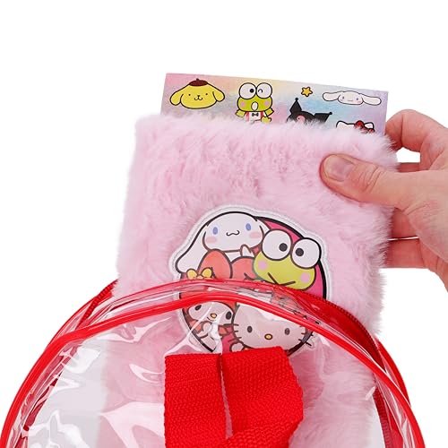 Toyland® Coffret Journal Intime Hello Kitty Rose avec Stylos Gel et Autocollants - Papeterie Fille Idéale