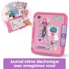 VTech KidiSecrets 365 Mon Journal Intime Vocal Rose - Journal Électronique avec Enregistreur Vocal, Code Secret et Jeux - Cadeau Enfant 5-12 Ans