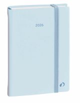 Agenda Quo Vadis 2026 Daily 21 Color Pastel Bleu Clair - Journalier Multilingue 15x21 cm Papier Clairefontaine Rigide