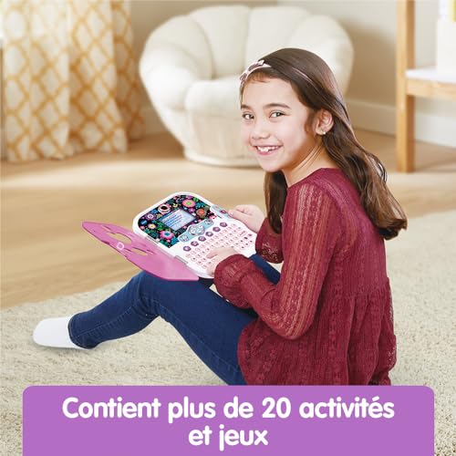 VTech KidiSecrets Selfie Music 2.0 Rose : Journal Intime Électronique 8-en-1 avec Reconnaissance Faciale et Appareil Photo - Cadeau Enfant 6-12 Ans