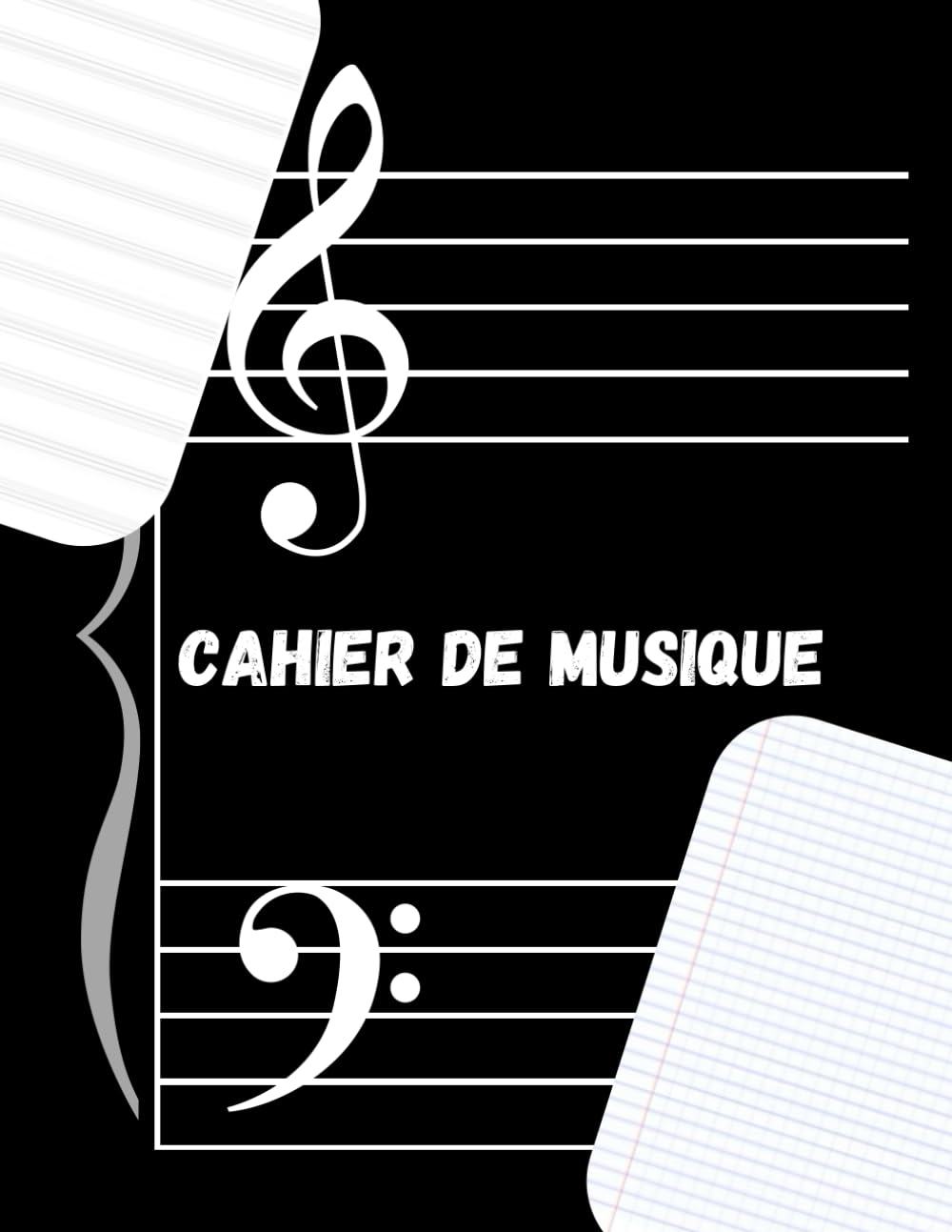 Cahier de Musique : Portées et Grands Carreaux - L'outil idéal pour compositeurs et étudiants