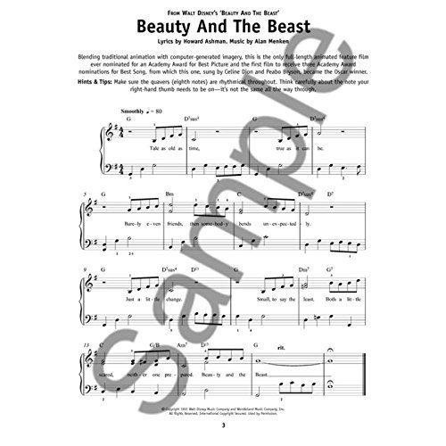 Really Easy Piano Disney : Partition Facile pour Débutants