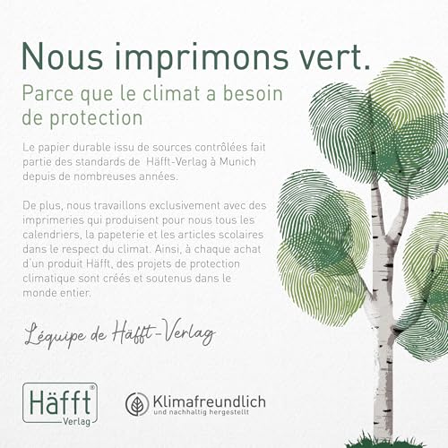 Carnet de notes A5 ligné "Time to grow" - 124 pages, reliure cousue, papier FSC®