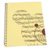 Cahier de Notation Musicale - 50 Pages pour Compositeurs et Musiciens - Design Ours Jaune