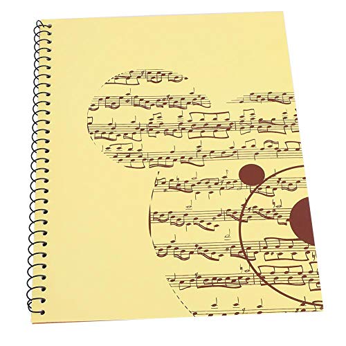 Cahier de Notation Musicale - 50 Pages pour Compositeurs et Musiciens - Design Ours Jaune