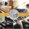 Guide de Notes pour Clavier de Piano : Silicone Réutilisable, Amovible, pour 88/61/54/49/37 Touches - Apprentissage Facilité