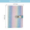 Carnet Secret A5 avec Code - Journal Intime PU Cuir, Cahier Bloc-notes Personnalisable pour Bureau